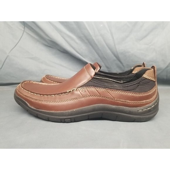 Bostonian Men's Kongo Excel Slip On Shoes Leather Brown Size 8 WIDE NEW IN BOX! - Picture 4 of 10